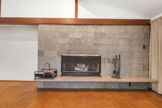 25 Wendover Way, Bedford, NH 03110 - detailed view of a fireplace with raised hearth