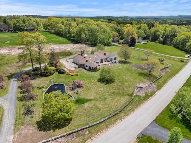 43 Sterling Pl, Bow, NH 03304 - aerial overview of property's location featuring a heavily wooded area