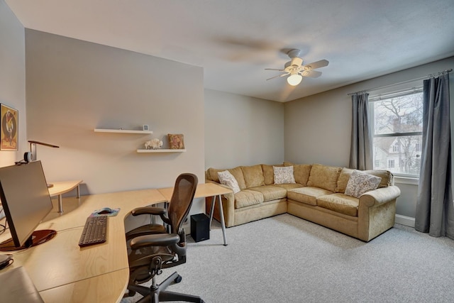 155 Middle Rd, Brentwood, NH 03833 - office space featuring carpet flooring and a ceiling fan