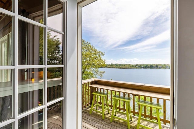 235 Pleasant View Dr, North Hero, VT 05474 - balcony with a water view