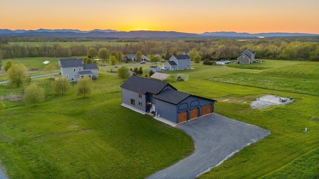 64 Atkins Farm Rd, Ferrisburgh, VT 05456 - bird's eye view of a mountainous background