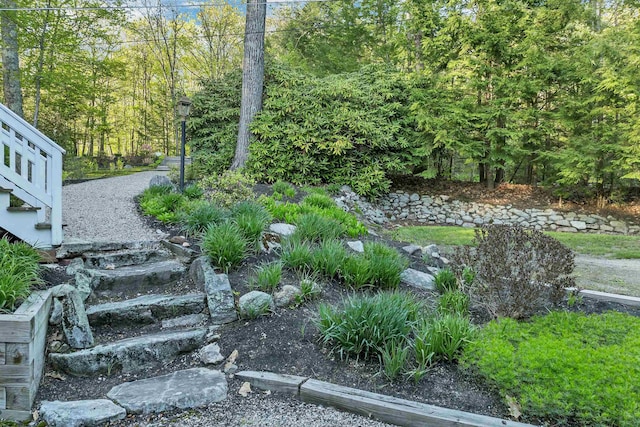 74 Keewaydin Rd, Wolfeboro, NH 03894 - view of yard featuring stairs