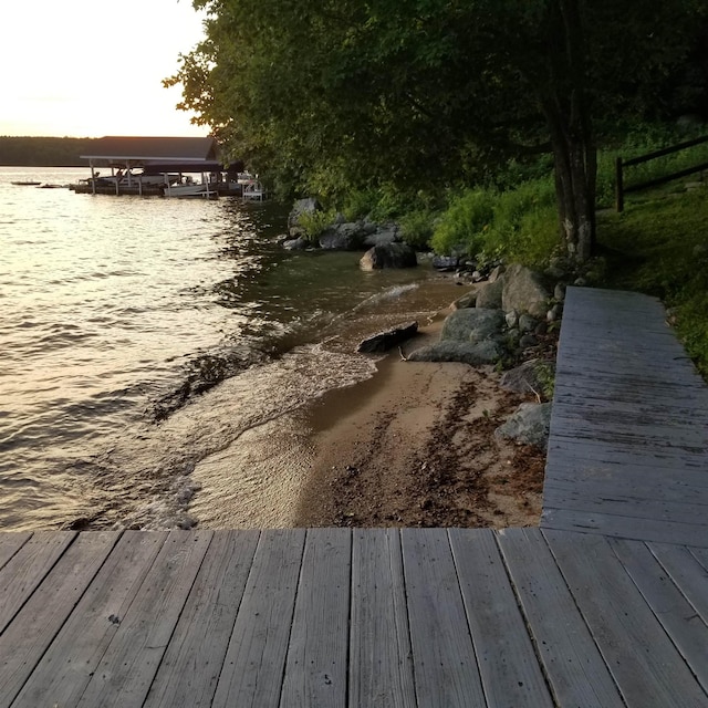 74 Keewaydin Rd, Wolfeboro, NH 03894 - dock with a water view