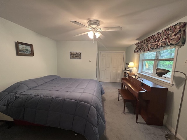 7 Juniper Ridge Rd, Exeter, NH 03833 - carpeted bedroom featuring a ceiling fan and a closet