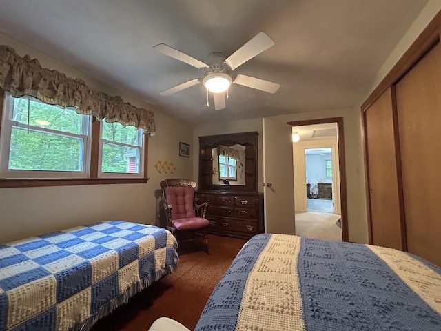 7 Juniper Ridge Rd, Exeter, NH 03833 - bedroom featuring carpet and a ceiling fan