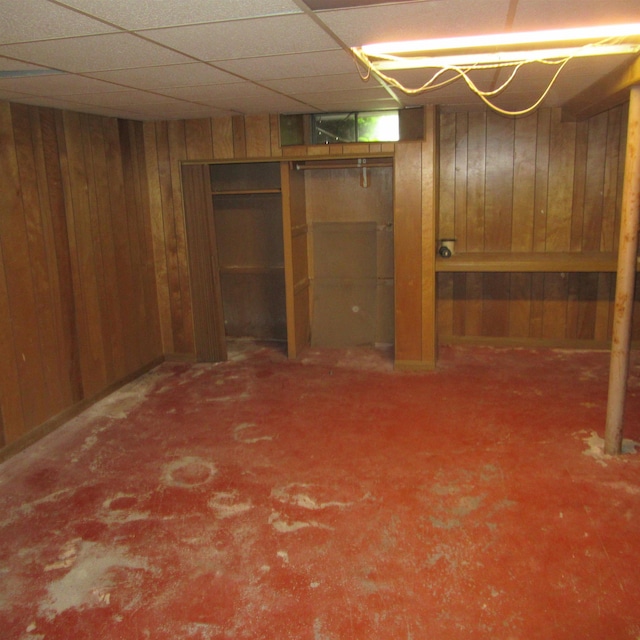 70 Forest Park Dr, Nashua, NH 03060 - finished basement featuring wood walls