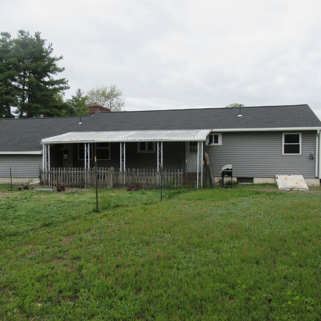 70 Forest Park Dr, Nashua, NH 03060 - back of property with a chimney and roof with shingles