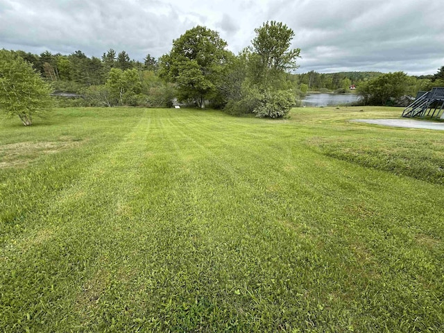 885 N St, Wells, VT 05774 - view of green lawn with a water view