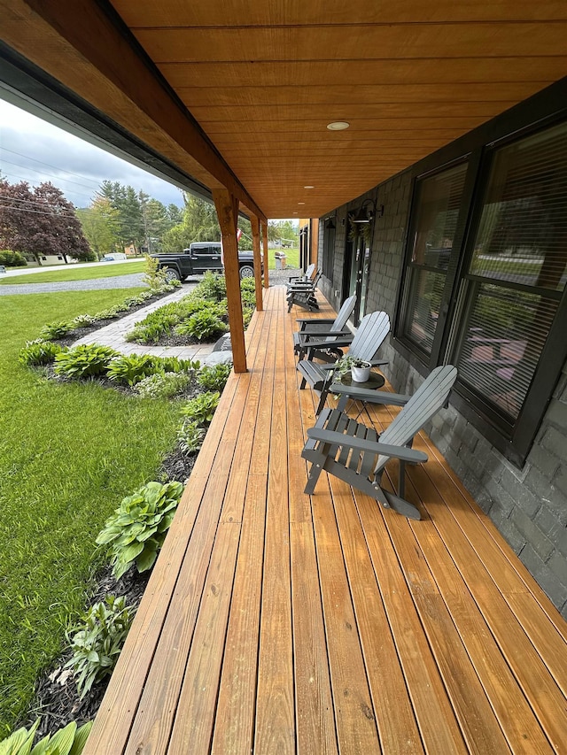 885 N St, Wells, VT 05774 - view of wooden terrace