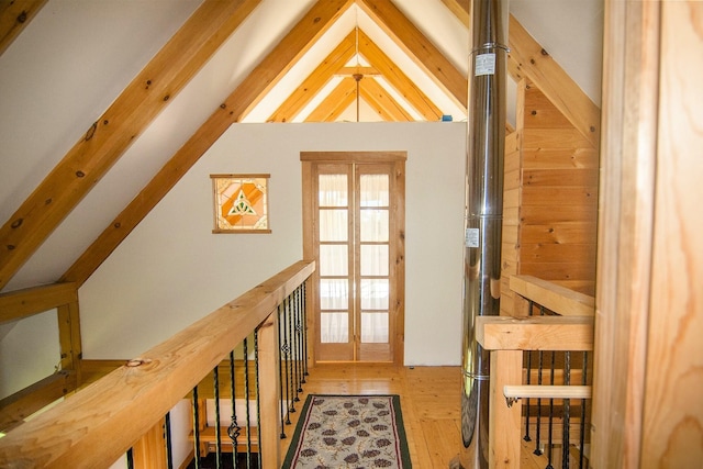 360 Coles Rd, Westmore, VT 05860 - hall featuring wood finished floors