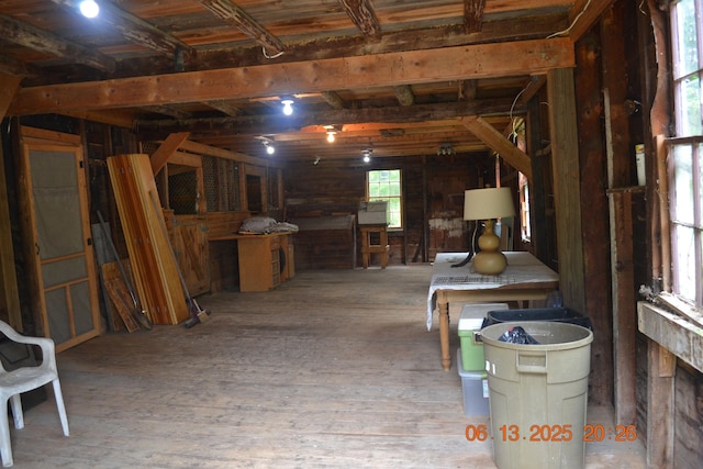78 Rumney Hill Rd, Effingham, NH 03882 - basement with wood-type flooring