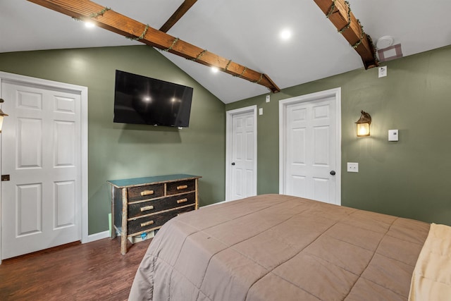21 Regis Rd, Laconia, NH 03246 - bedroom with dark wood-style flooring and baseboards