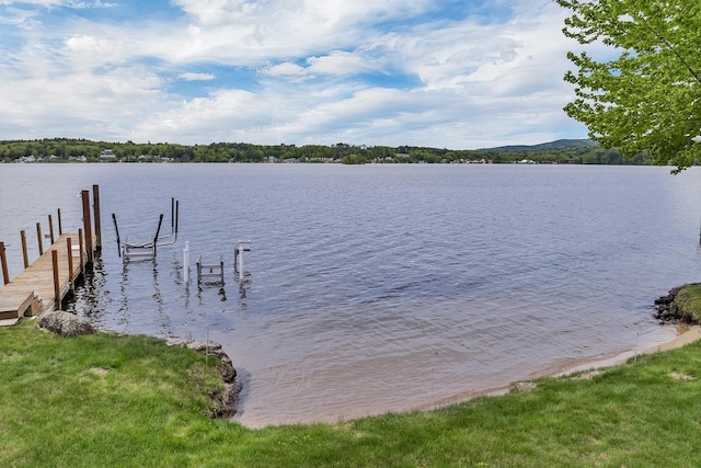 90 Paugus Park Rd, Laconia, NH 03246 - dock featuring a water view