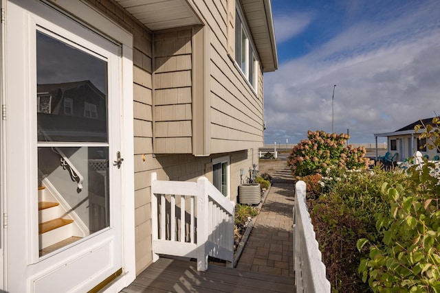 185 Kings Hwy, Hampton, NH 03842 - view of property exterior featuring central AC