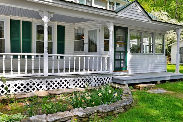 5100 Rte 100, Plymouth, VT 05056 - property entrance featuring a porch