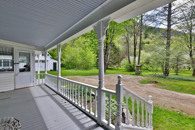 5100 Rte 100, Plymouth, VT 05056 - view of wooden porch
