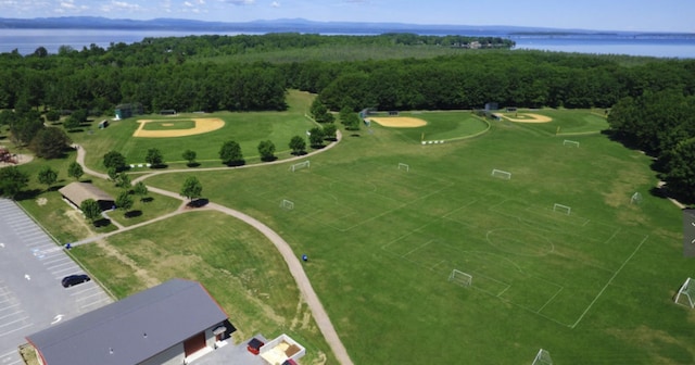 647A Church Rd, Colchester, VT 05446 - aerial view of property and surrounding area with a nearby body of water