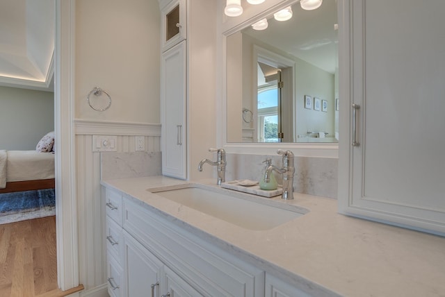 11 Clark Island Rd, Amherst, NH 03031 - bathroom featuring vanity and wood finished floors