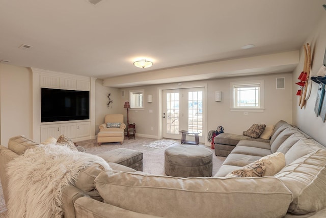 11 Clark Island Rd, Amherst, NH 03031 - living area with light carpet and baseboards
