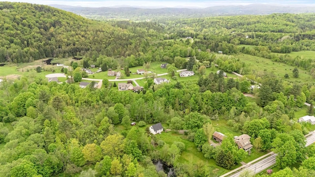 312 Browns Trce, Jericho, VT 05465 - drone / aerial view of a heavily wooded area
