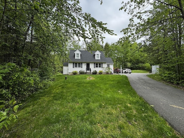 10 Irving Dr, Weare, NH 03281 - new england style home featuring a front yard and asphalt driveway