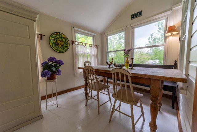 26 Don Gerry Rd, Bristol, NH 03222 - dining room featuring vaulted ceiling