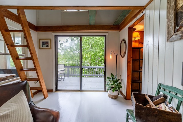 26 Don Gerry Rd, Bristol, NH 03222 - entryway featuring wood finished floors and stairway