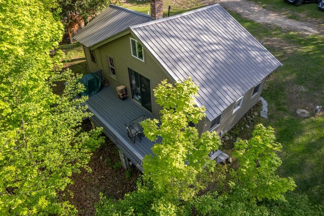 26 Don Gerry Rd, Bristol, NH 03222 - view from above of property