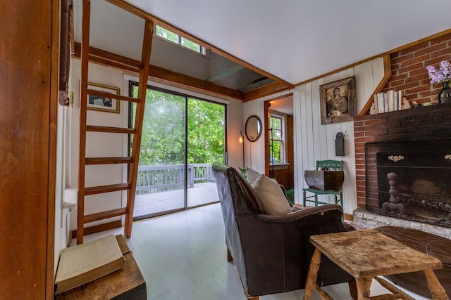 26 Don Gerry Rd, Bristol, NH 03222 - living area with a fireplace