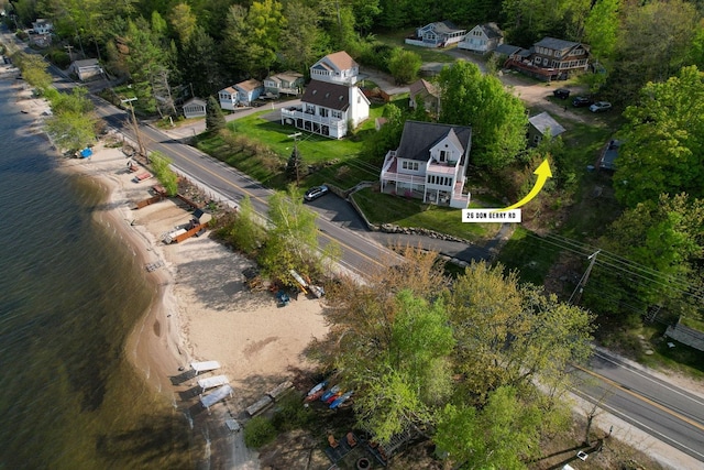 26 Don Gerry Rd, Bristol, NH 03222 - aerial view of property's location with a nearby body of water