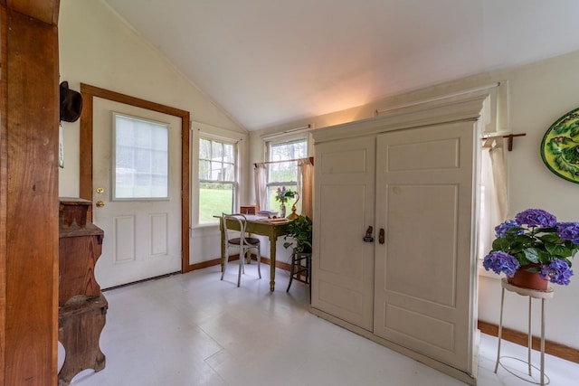 26 Don Gerry Rd, Bristol, NH 03222 - entrance foyer featuring lofted ceiling and light floors
