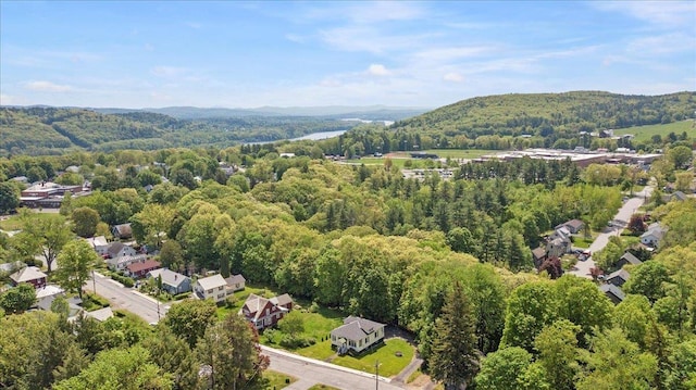 158 Clark Ave, Brattleboro, VT 05301 - drone / aerial view of a forest and a mountainous background