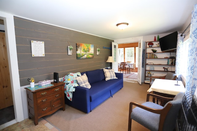 78 Daniels Pond Rd, Glover, VT 05839 - living room featuring light colored carpet