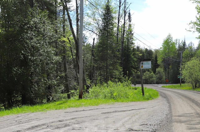 78 Daniels Pond Rd, Glover, VT 05839 - view of street with traffic signs