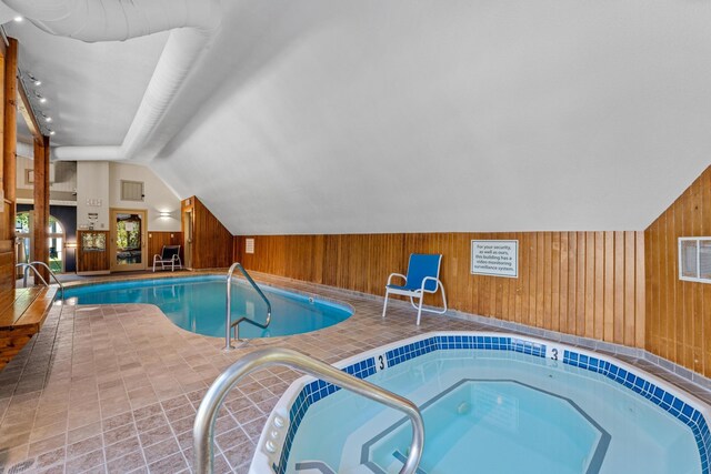 782 E Mountain Rd Unit C2, Killington, VT 05751 - indoor community pool featuring a hot tub