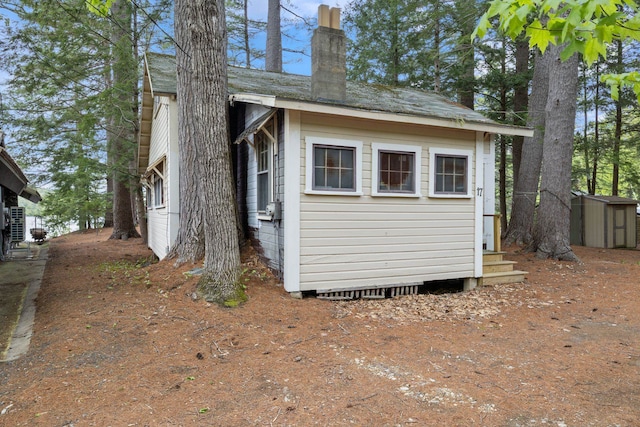 17 Hayes Ln, Acton, ME 04001 - view of shed featuring entry steps
