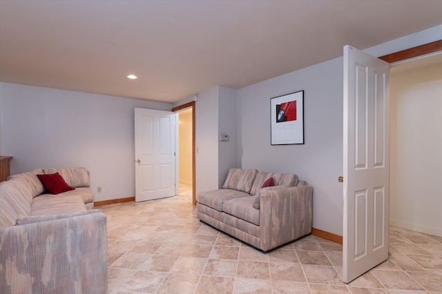 31 Plumley Ave, Ludlow, VT 05149 - living room featuring baseboards and recessed lighting