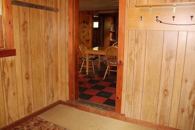 86 Concord Ln, Wakefield, NH 03830 - mudroom featuring wooden walls