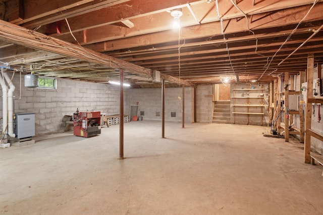 133 Pine Meadow Dr, Colchester, VT 05446 - basement with stairway