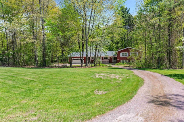 133 Pine Meadow Dr, Colchester, VT 05446 - view of community featuring a lawn and dirt driveway