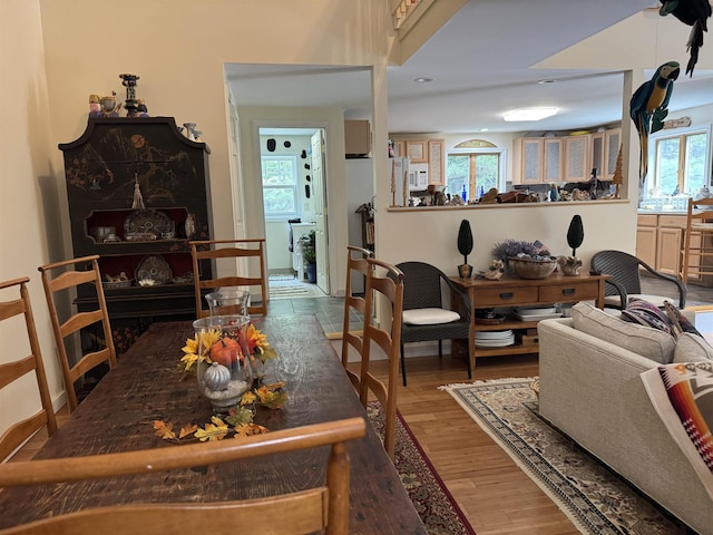 220 Foggs Ridge Rd, Ossipee, NH 03864 - dining space with wood finished floors