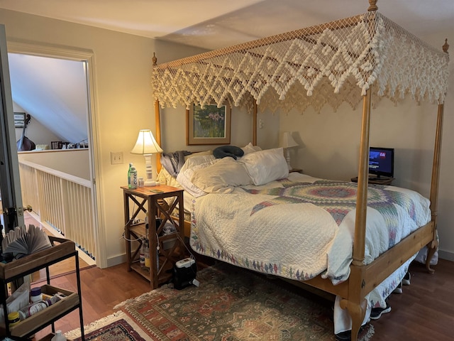 220 Foggs Ridge Rd, Ossipee, NH 03864 - bedroom with wood finished floors and baseboards