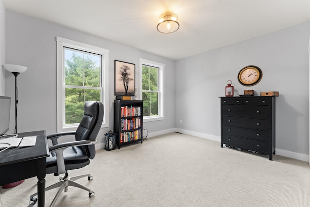 36 Caspian Ln, Shelburne, VT 05482 - office area with baseboards and carpet