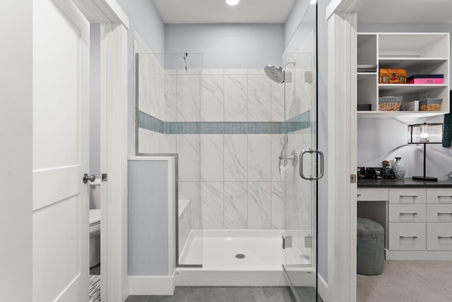 36 Caspian Ln, Shelburne, VT 05482 - bathroom with a shower stall and toilet