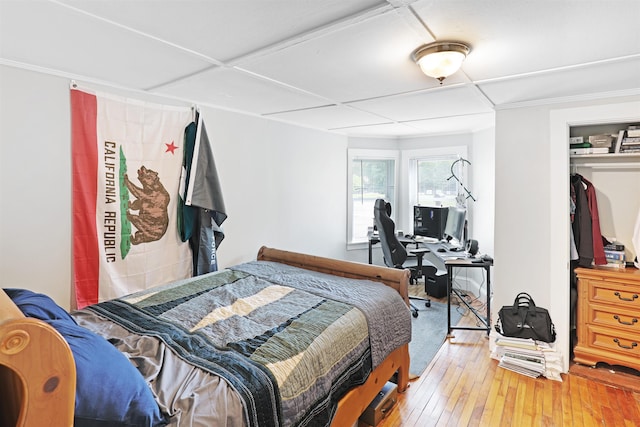20 Daniel Webster Hwy, Plymouth, NH 03264 - bedroom featuring hardwood / wood-style flooring and a desk