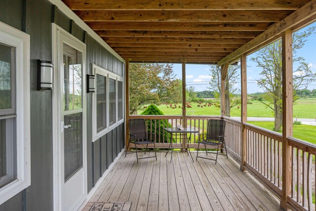 870 Cheesefactory Rd, Shelburne, VT 05482 - view of wooden terrace