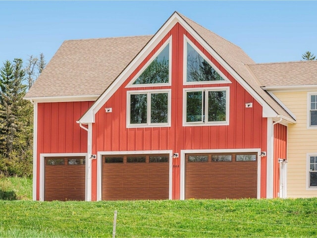 344 Morrie Rd, Washington, VT 05675 - view of front of home with board and batten siding and a shingled roof