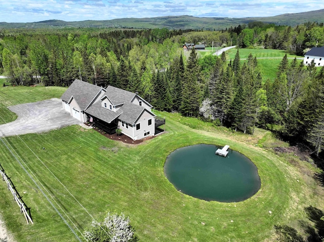51 Lake View Rd, Westmore, VT 05822 - view from above of property featuring a forest and a large body of water
