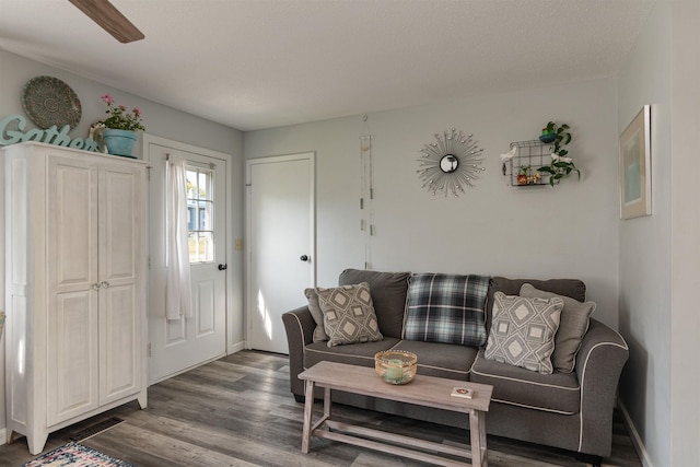 71 Scottsdale Rd, Newport City, VT 05855 - living room with wood finished floors and baseboards