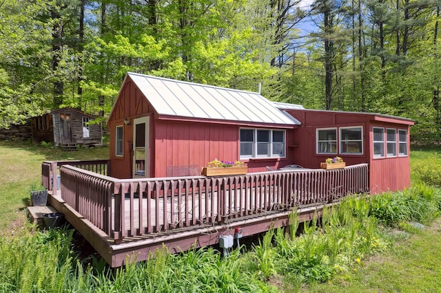 1176 Cross Rd, Strafford, VT 05070 - view of wooden deck